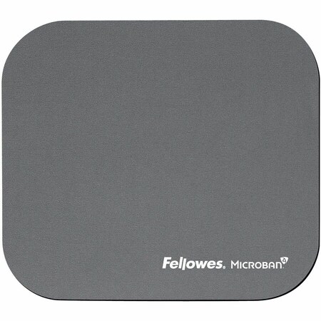 Fellowes Microbanreg Mouse Pad Graphite, Gray FEL5934001