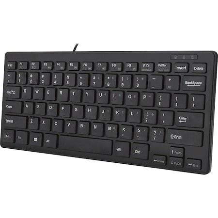 Adesso SLIMTOUCH MINI USB KEYBOARD , SPACE SAVING 11.25 WIDE, 78 KEYS WITH AN EM AKB-111UB
