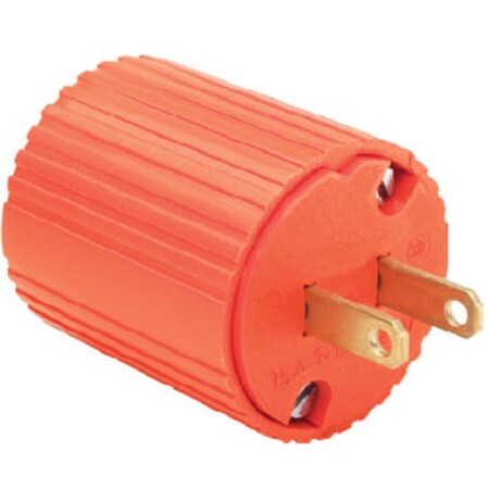 Nextgen 6862OCC10 Residential Plug, 15A, 125V, Orange NE586411