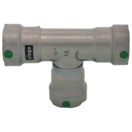Viega MegaPress tee P1 0.75 P2 0.75 P3 0.75 carbon steel zinc-nickel coating 25305