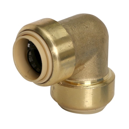 Usa Industrials SharkBite Push to Connect Tube Fitting, Brass, Union Elbow, 1/2 in Tube ZUSA-TF-PTC-LFBR-18