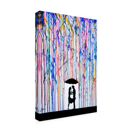 Trademark Fine Art Outdoor Canvas Art - Marc Allante 'Touche' Wall Art for Patios, or Gardens GRL02034-OC1219WR