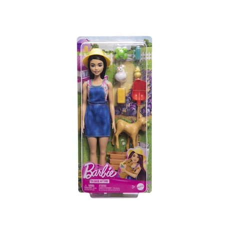Barbie Farmer Doll Multicolored HRG62