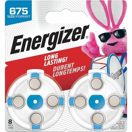 Eveready Zinc Air Battery, 1.4V DC 1 PK AZ675DP-8