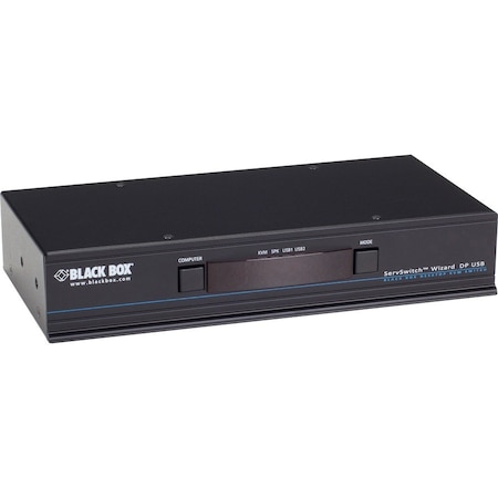 Black Box BLACK BOX KVM Switchbox - Servswitch 4 Port Display Port, USB KV9804A