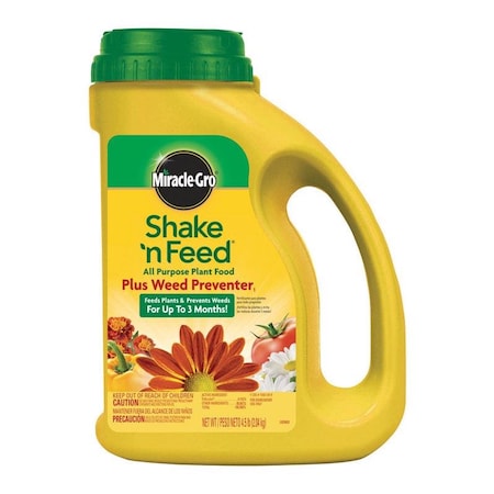 Miracle-Gro Shake 'N Feed Granules Weed Preventer plus Plant Food 4.5 lb 1038361