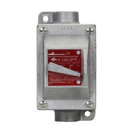 Crouse-Hinds Eaton Crouse-Hinds series EDS snap switch control station EDSC2130