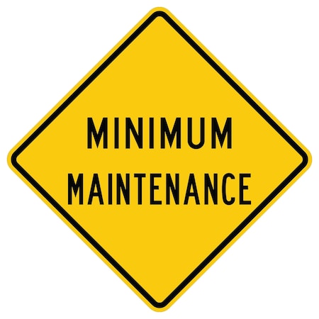 Sign Solutions Usa Traffic Sign, 48 in Width, Aluminum Sign, Diamond DUS06DFY4848W70-1