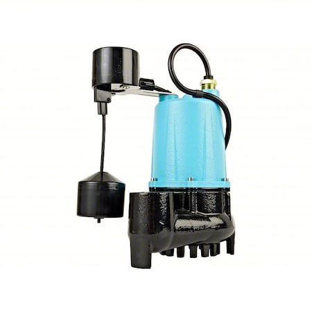 Little Giant Pump SubmersibleSumpPump, 10ft, 10.5in, 115VAC BSC50V