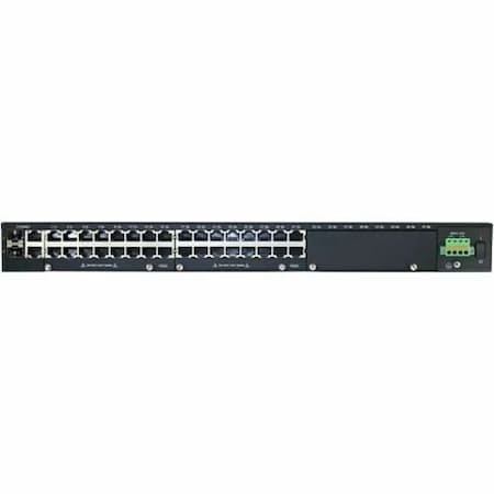 Perle IOLAN SCG34 S-D Console Server: 32 x software selectable RS232/422/485 RJ45 interfaces, 2 x 04035530