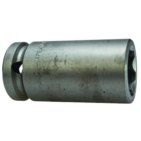 Apex 1/2" Square Drive, 10mm Metric Socket, 6 Points, Square, 1/2" Drive SF-10MM25