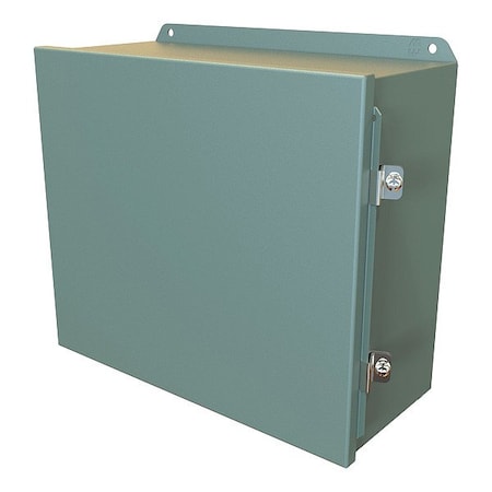 Hammond Clamps Electrical Enclosure, 12 in H, 6 in D, 14 in W, 12, 13, 3R, 4, Steel HJ12146HLP