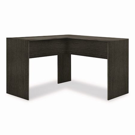 Easy 2 Go Corner Computer Desk, 47.83in x 47.83in x 30.39in, Dark Gray WE-OF-0152G