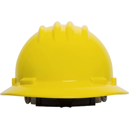 Ironwear High Density Polyethylene Full Brim Hard Hat Yellow 3970-Y
