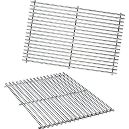 Weber Cooking Grate, 1912 in L, 129 in W, Stainless Steel 7528