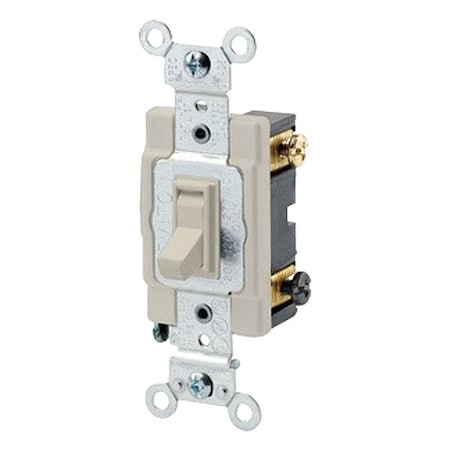 Leviton Toggle Framed 3-Way, 15 Amp 54503-2I