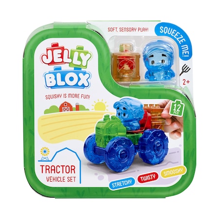 Goliath Jelly Blox Tractor Set, 12-Piece Set 932940
