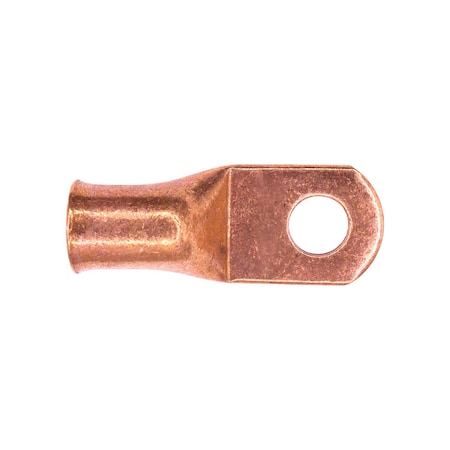 Auveco Head Solderless Terminal Ring Non-Insulated 2/0 Gauge 5/16 3/8in Stud, 10PK 24087