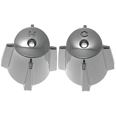 Danco Faucet Handle, Zinc, Chrome Plated, For Price Pfister Contempra Two Handle TubShower Faucets 88386