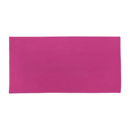 Towelsoft 100% Cotton Loop Terry Beach Towel 30 inch x 60 inch-Hot Pink HOME-BL1101-HTPNK