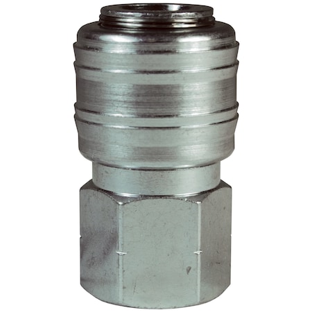 Dixon M Series Auto FNPT Coupler Plated, 1/4" 2MF2-PL