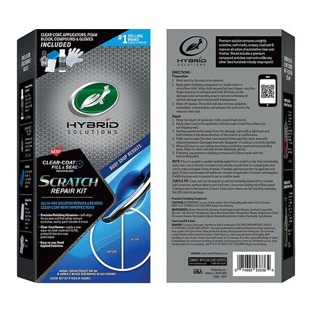 Turtle Wax 2 oz Auto Scratch Repair Kit Bottle, Clear 53836