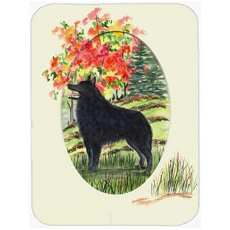 Carolines Treasures Schipperke Glass Cutting Board - Large SS8058LCB