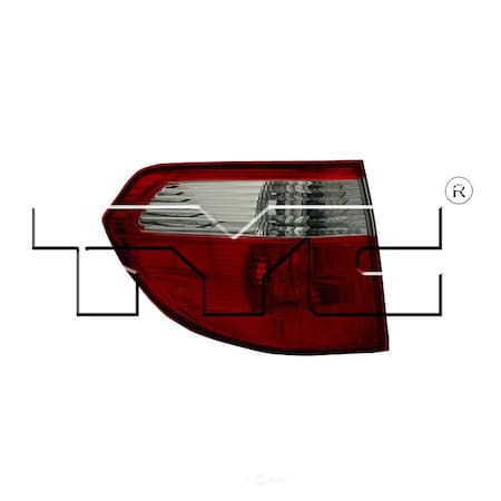 Tyc Capa Certified Tail Light Assembly 11-6124-01-9