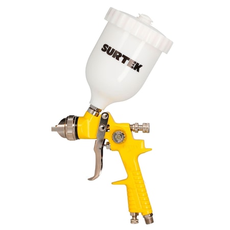 Surtek Pneumatic Gravity Feed Spray Gun 600 Ml, 50 Psi, With Plastic Cup PPG1