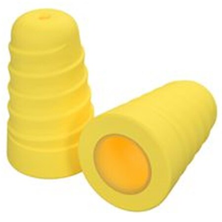 Plugfones Ear Plugs Replacement Foam, Yellow 9336090