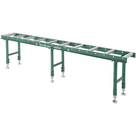 Grizzly 14" x 118" Heavy-Duty Roller Table T28370