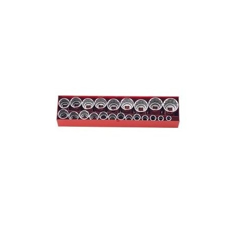 Ko-Ken Socket set 12 Point 18 pieces 1/2 Sq. Drive, 4251A 4251A