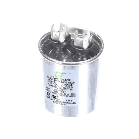 Trane CAPACITOR, 10MFD 370/440V ROUND RUN CAPA SFCAP10440R