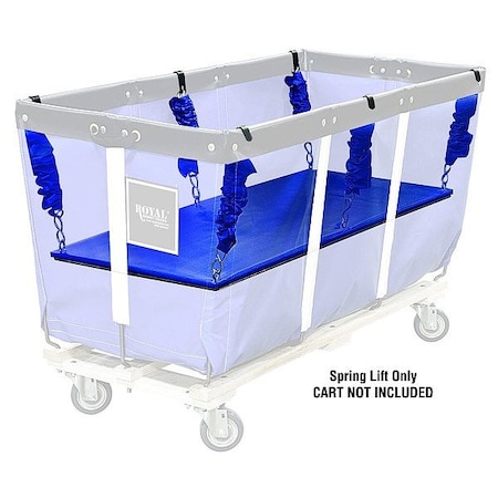Royal Basket Trucks Spring Lift Kit, Blue G44-BBX-SLN