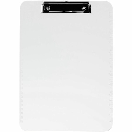 Business Source Flat Clip Plastic Clipboard, No Color, 6PK BSN01869BD