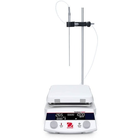 Ohaus Hot Plate Stirrer, Ceramic Coated Al e-G52HS07C 100-120V