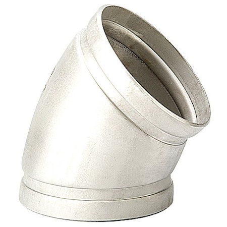 Gruvlok SS, 45Elbow, 10"Groovedx10"Grooved 1330006780