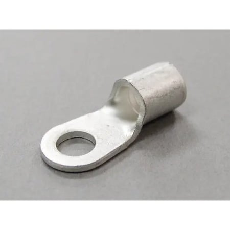 Nichifu Non-Insulated Ring Terminal, R Type, 6 AWG, 1/4" Stud R 14-6