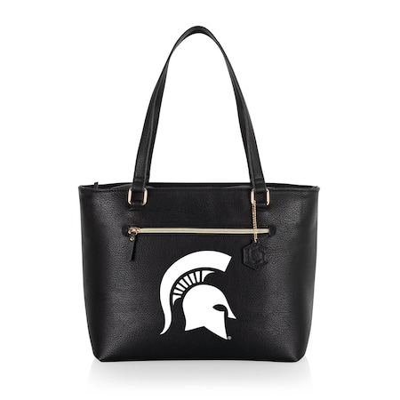 Picnic Time Family Of Brands NCAA Michigan State Spartans Uptown Cooler Tote Bag - Insulated Lunch Bag 743-01-179-354-0