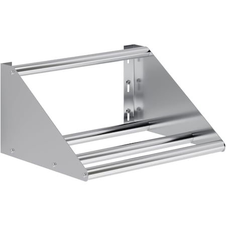 Amgood 22 in. Stainless Steel Tubular Glass Rack Shelf AMG WS-TGR-1822-Z