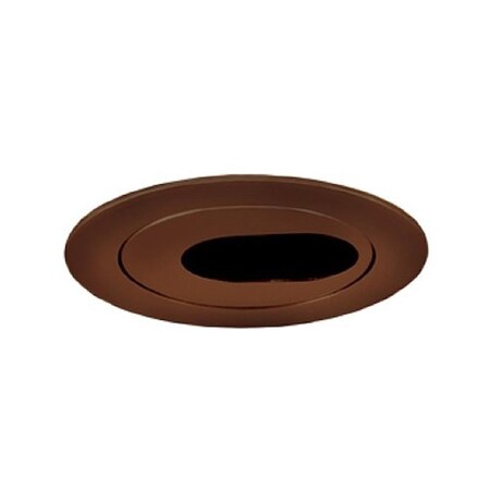 Gorgeousglow Aperture Low Voltage Trim with adjustable Oval Slot Aperture. 3 in. Antique Bronze Finish GO330444