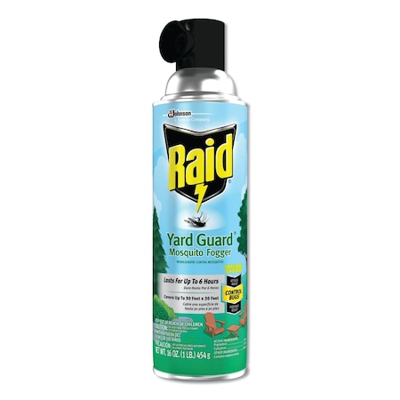 Raid Yard Guard Fogger, 16 oz Aerosol Spray, 12PK 617825