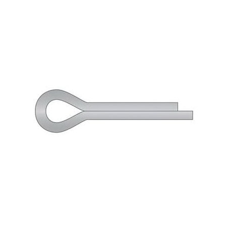 Huyett Cotter Pin, 300-304 Stainless Steel, 6.3 mm Dia x 63 mm Effective Length CPMS-063-063