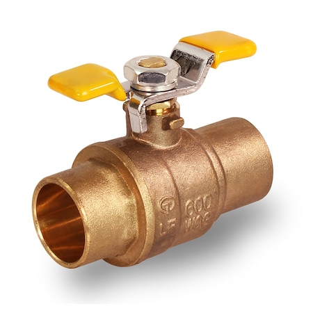 Everflow SWT Full Port Ball Valve with T-Handle, Brass 1/2" 615C012-NL