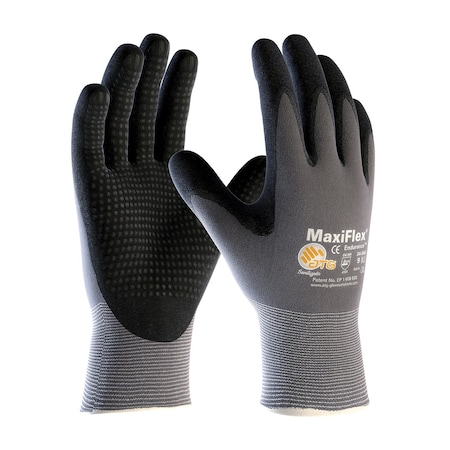 Atg 34-844 GENERAL PURPOSE GLOVES, SEAMLESS STYLE, MICROFOAM NITRILE PALM, NYLON 34-844/S