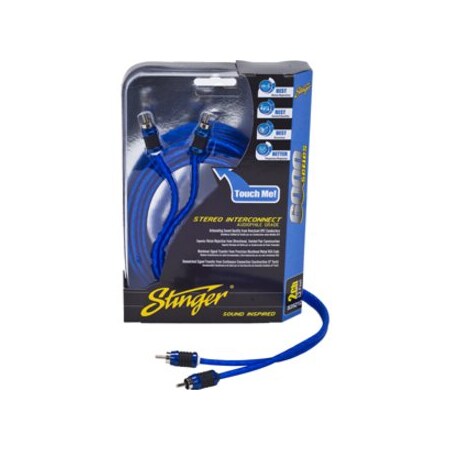 Stinger Electronics 17'RCA SHIELDED DIRECT.TWISTED PR, 6000 SI6217