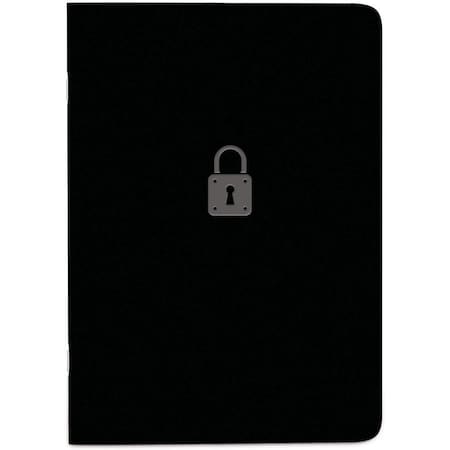 Rediform Password Notebook, Black REDA00781