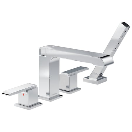 Delta Ara Roman Tub with Hand Shower Trim T4767