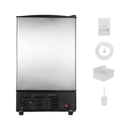 Vevor Under Counter Ice Maker 15 LBS/Day Crescent Ice Maker and 11LBS Storage Bin ZB-28
