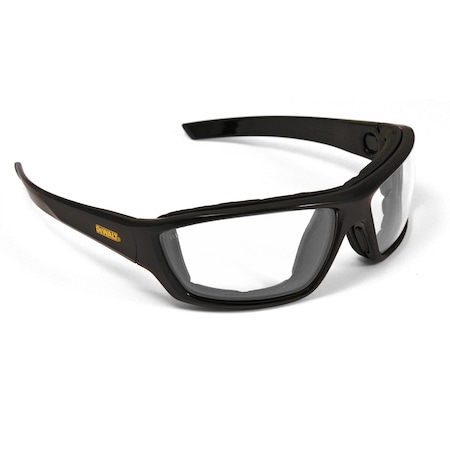 Dewalt Hybrid Safety Glasses/Goggles, Wraparound Clear Lens, Anti-Fog, PR DPG83-11D